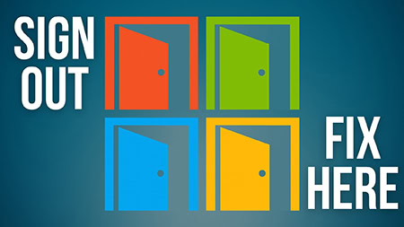If it ain’t broke… Windows update makes signing out simple again