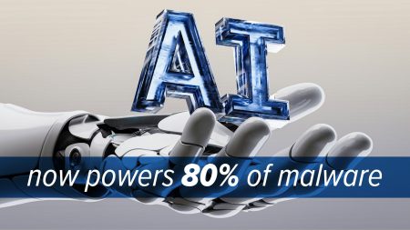80% of malware is powered by AI